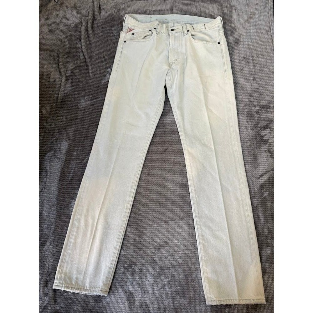 Denim and Supply Ralph‎ Lauren Mens Jeans Low Rise Denim Zip Belted Size 32x32.